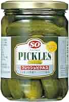 Amazon | SO フレッシュピクルス コーシャースタイル 500g×2本